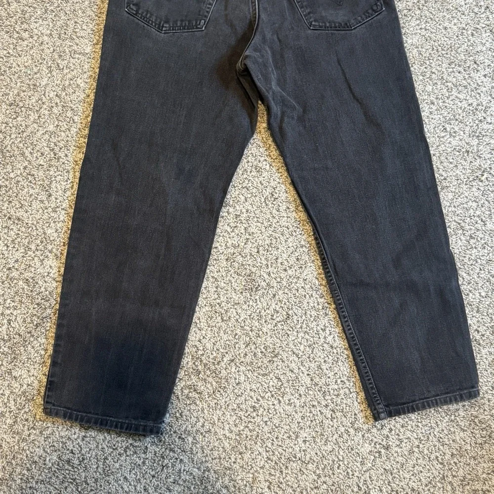 Levi's 550 Relaxed Fit Jeans Mens 38x30 Vintage Made in USA Black Baggy Y2K
